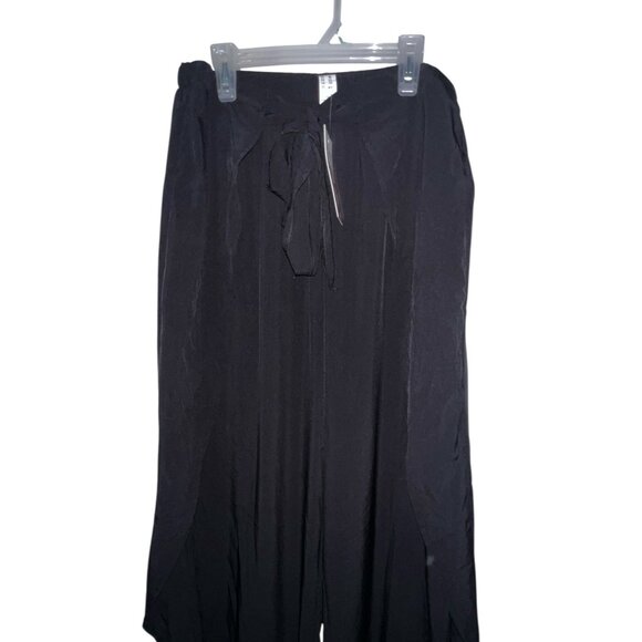 Halara Breezeful High Waisted Tie Front Palazzo Flowy Casual Pants Sz Medium Wom - Picture 14 of 16